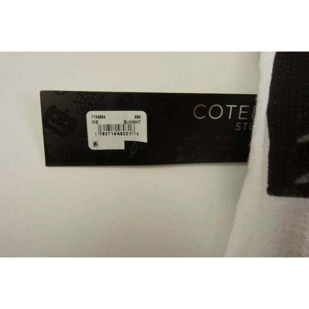 New Set of Two Come In For A Bite Halloween Kitchen Towels White Vampire Bat